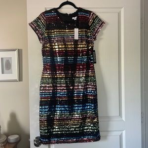 Brand new sequenced dress from NY&Co, never been worn, tags attached.